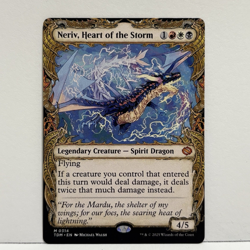 Neriv, Heart of the Storm. Showcase. MTG Tarkir: Dragonstorm Trading Card - Image 1