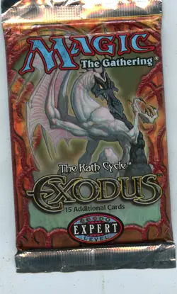 1998 MAGIC THE GATHERING MTG "THE RATH CYCLE - EXODUS" SEALED BOOSTER PACK C - Image 1