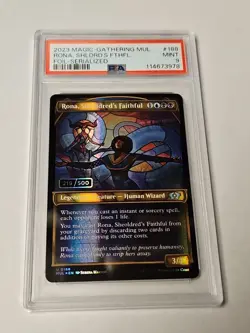 Magic MTG - Rona, Sheoldred's Faithful MUL #188 Serial 219/500 PSA 9 Multiverse - Image 1