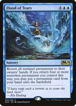 *FOIL* FLOOD OF TEARS NM M20 mtg Blue - Rare *FOIL* - Image 1