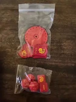 MTG Token Set Red Mana Metal Tokens By Beadle & Grimm's - Image 2