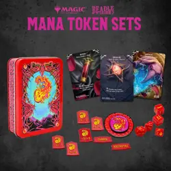 MTG Token Set Red Mana Metal Tokens By Beadle & Grimm's - Image 4