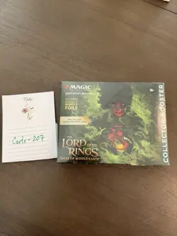 MTG Lord Of The Rings Collector Booster Box 15 Cards Unopened Sealed Magic TCG - Image 2