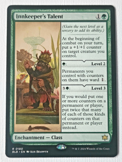 Magic The Gathering: MTG Innkeeper's Talent-Enchantment Foil (BLB) Rare 180 - Image 1