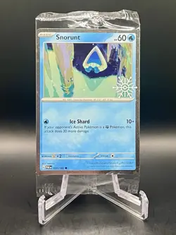 Snorunt 037/182 [Sealed + Stamp + Swirl] Cosmos Holo Rare Pokemon TCG NM - Image 1