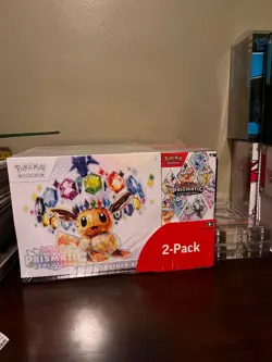 Pokemon Prismatic Evolutions Elite Trainer Box and Booster Bundle Costco 2 Pack - Image 1