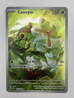 Caterpie - NM - 2023 Pokemon Scarlet & Violet 151 - Illustration Rare - #172 - Image 1