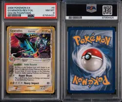 2006 Pokemon EX Gyarados Reverse Holo Holon Phantoms PSA 8 - Image 3
