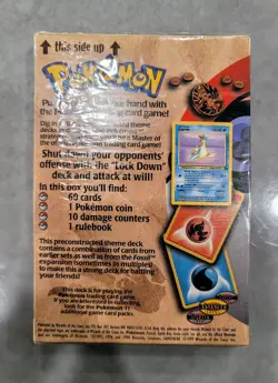 Pokemon TCG - LockDown Theme Deck - Fossil - 1999 - Factory Sealed - WOTC - Image 3
