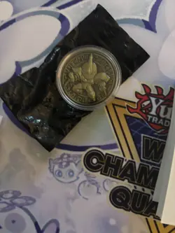 YuGiOh - Elemental Hero Neos - YCS Pre-Registration Coin - Official - Gold - Image 1