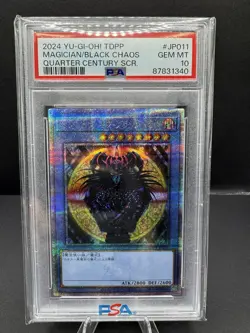 PSA 10 Yugioh Magician of Black Chaos TDPP-JP011 Quarter Century 25th Japanese - Image 1