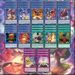 YUGIOH WISU Hungry Burger Deck Core - 36 CARDS - Image 1