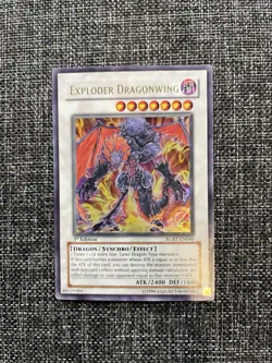 Yugioh Exploder Dragonwing RGBT-EN040 Ultra Rare 1st Edition MP - Image 1