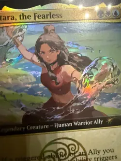 SDCC 2025 Magic The Gathering x Avatar Katara The Fearless Promo Card IN HAND - Image 2