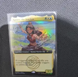 SDCC 2025 Magic The Gathering X Avatar Katara The Fearless Promo Card IN HAND - Image 1