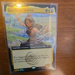 SDCC 2025 Magic The Gathering X Avatar Katara The Fearless Promo Card IN HAND - Image 1