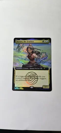SDCC 2025 Magic The Gathering X Avatar Katara The Fearless Promo Card IN HAND - Image 3