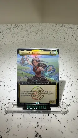 SDCC 2025 Magic The Gathering X Avatar Katara The Fearless Promo Card IN HAND - Image 1