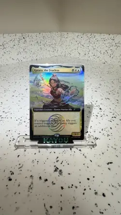 SDCC 2025 Magic The Gathering X Avatar Katara The Fearless Promo Card IN HAND - Image 2