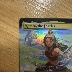 SDCC 2025 Magic The Gathering X Avatar Katara The Fearless Promo Card IN HAND - Image 2