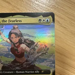 SDCC 2025 Magic The Gathering X Avatar Katara The Fearless Promo Card IN HAND - Image 3