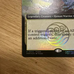 SDCC 2025 Magic The Gathering X Avatar Katara The Fearless Promo Card IN HAND - Image 4