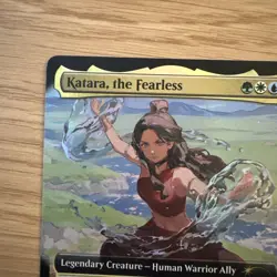 SDCC 2025 Magic The Gathering X Avatar Katara The Fearless Promo Card IN HAND - Image 2