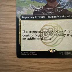 SDCC 2025 Magic The Gathering X Avatar Katara The Fearless Promo Card IN HAND - Image 5