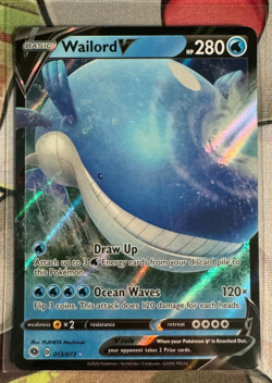 Wailord V 013/073 | Champion's Path | Ultra Rare | Pokemon TCG Card | NM Mint - Image 1