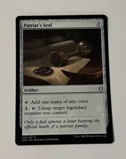 MTG Patriar's Seal - Commander Legends Battle for Baldur's Gate NM - Image 1