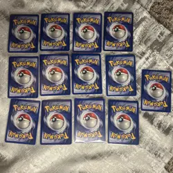 Vintage Pokemon Card Lot - WOTC 1999-2000 Era (13 Cards) - Energy + Team Rocket - Image 2
