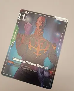 Gundam Card Game Newtype Rising Citizens, Take A Stand GD01-105 R+ Holo Foil x1 - Image 2