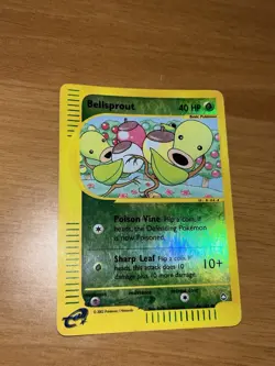 Bellsprout 68/147 Set Aquapolis Reverse Holo Pokemon Card RH - Image 3