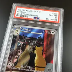 PSA 10 Persian 078/064 Shrouded Fable IR English Graded Pokemon Card - Image 2