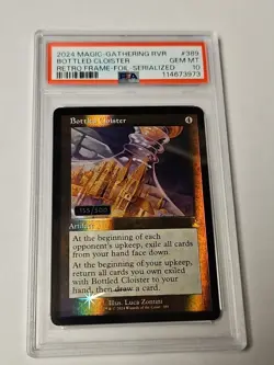 Magic MTG - Bottled Cloister RVR #389 Serial 155/500 PSA 10 Ravnica Remastered - Image 1