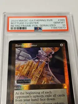 Magic MTG - Bottled Cloister RVR #389 Serial 155/500 PSA 10 Ravnica Remastered - Image 3