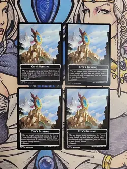 4x Dinosaur (3,3) / City's Blessing Dual-Sided Tokens - NM/M LCI LCC MTG - Image 2