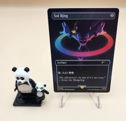 MTG Sonic Hedgehog Secret Lair Sol Ring 2093 Foil NM - Image 1