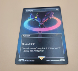 MTG Sonic Hedgehog Secret Lair Sol Ring 2093 Foil NM - Image 3