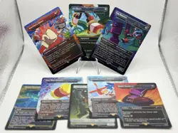 FOIL - MTG Secret Lair x Sonic: Turbo Gear Rainbow W/ Bonus (Opened) - Image 2