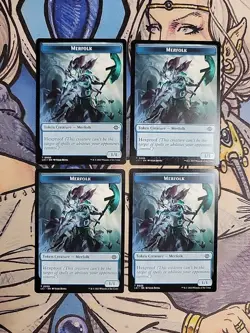 4x Merfolk (Hexproof) / Copy Dual-Sided Tokens - NM/M LCI LCC MTG - Image 1