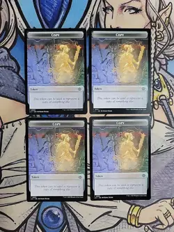 4x Merfolk (Hexproof) / Copy Dual-Sided Tokens - NM/M LCI LCC MTG - Image 2