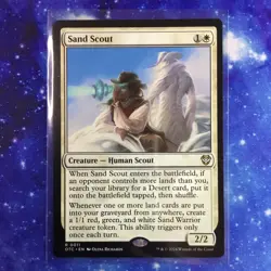 Sand Scout 0011 Non Foil Rare Outlaws of Thunder Junction MTG Near Mint - Image 1