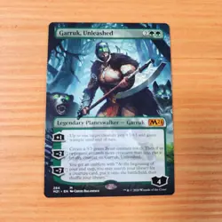MTG - Garruk, Unleashed Borderless M21 284, Mythic 2020 - Image 1