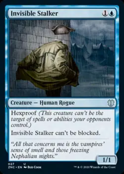 Invisible Stalker - Near Mint MTG Commander 2020 Zendikar Rising - Image 1