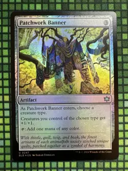 MTG Patchwork Banner #0247 Foil Uncommon Bloomburrow (BLB) - Image 2