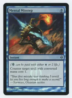 1x Mental Misstep #38 - New Phyrexia - MTG Magic the Gathering - NM FOIL - Image 1