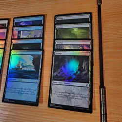 MTG - Complete AFR Set (Forgotten Realms) 20x Basic Lands Foil 262-281 NM 2021 - Image 5