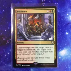 Decimate 0220 Non Foil Rare Thunder Junction Commander MTG NM Red/Green - Image 1