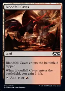 *FOIL* BLOODFELL CAVES NM M20 mtg Land *FOIL* - Image 1